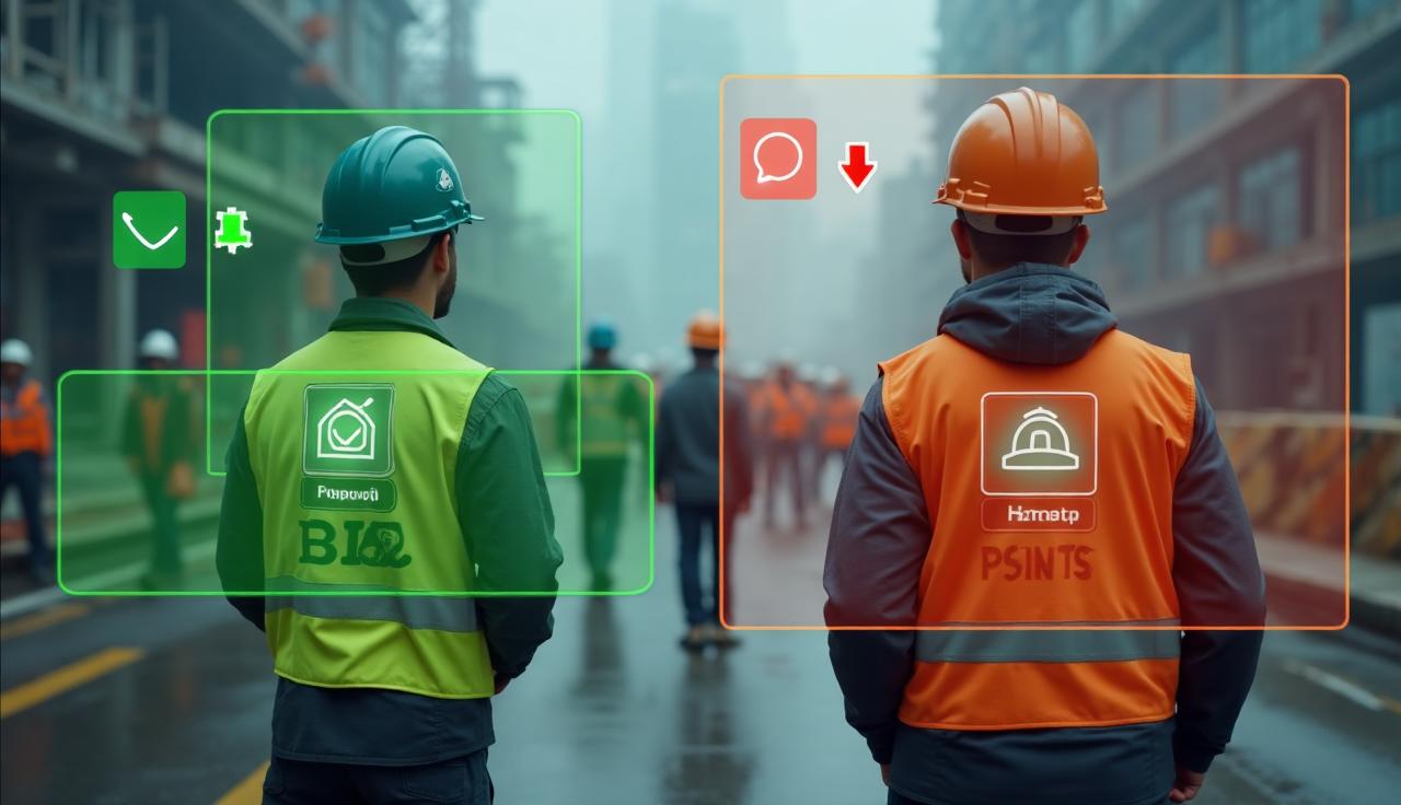 Automated PPE compliance monitoring with safety equipment detection
